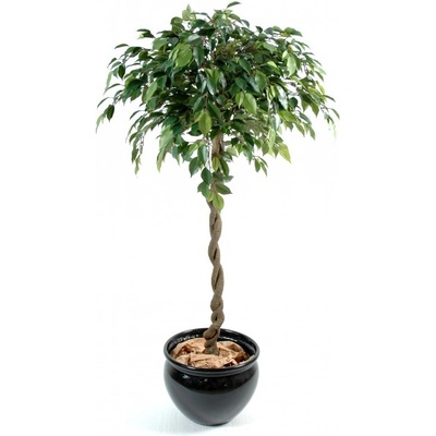 Luxusní umělý strom Ficus Ball Natasja, 140cm