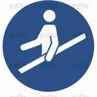 Grafiko | Drž se zábradlí - Materiál Hliník, Rozměr 300x300mm