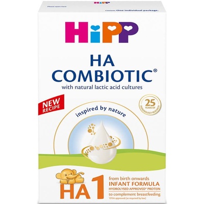 HiPP Хипоалергенно мляко Hipp - Combiotic, HA1, за кърмачета, 350 g (1100017309)