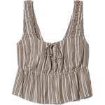 Brixton Дамски топ Brixton Women's The Abigail Tie Top Viscose Top - Worn In Robust Red Stripe (916-5607-0114)