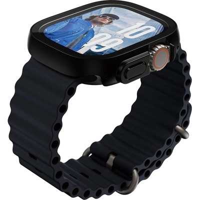 PanzerGlass Apple Watch Ultra 2/Ultra tenký čierny s ochranným sklom 3718