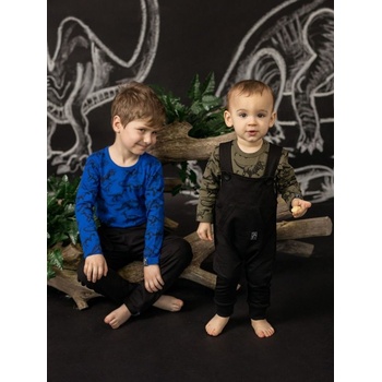 Tepláky na traky CHARCOAL čierna