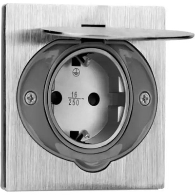 ORNO ЕДИНИЧЕН КОНТАКТ ШУКО ip44 orno СТОМАНА (5908254810848)