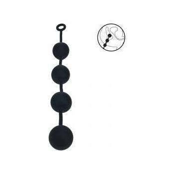 Boss of Toys Levelz Silicone XXL Round Bead System 60mm Black - Advanced Size