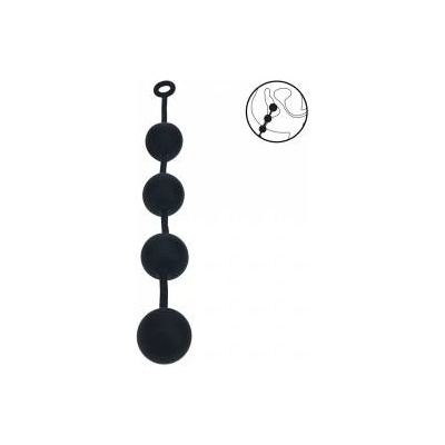 Boss of Toys Levelz Silicone XXL Round Bead System 60mm Black - Advanced Size