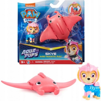 Spin Master PAW PATROL AQUA VODNÉ KAMARÁDI SKYE a manta