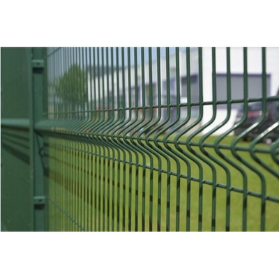 Plotový panel 3D pozinkovaný + poplastovaný- zelený - síla drátu 5mm Výška panelu: 1530mm