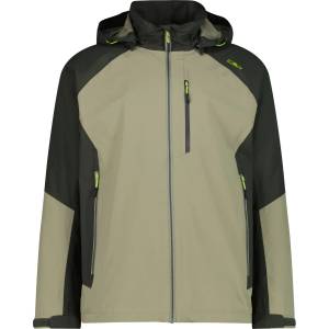 CMP Мъжко водоустойчиво яке CMP Jacket Zip Hood Ripstop Waterproof jacket - Sage / Pine - размер 56 (EU) (002-3411-0716)