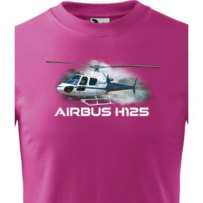 Dětské tričko Airbus Helicopters H125 PurpurováCanvas Dětské tričko Bezvatriko.cz 3240