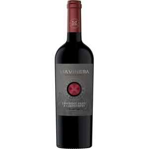 Via Vinera Cabernet Franc & Carmenere - червено вино 750ml