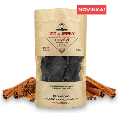 Usušil & Syn 100% Jerky hovězí perníkové 50 g