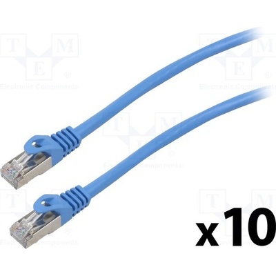 Lanberg PCF6-20CC-0150-B Patch F/UTP Cat 6 RJ45 vidlice z obou stran lanko CCA