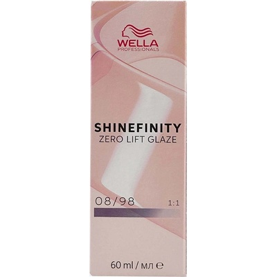 Wella Professionals Shinefinity Zero Lift Glaze 08/98 Light Blonde Cendre Pearl 60 ml