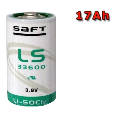 SAFT LS 33600 3.6V 17000mAh
