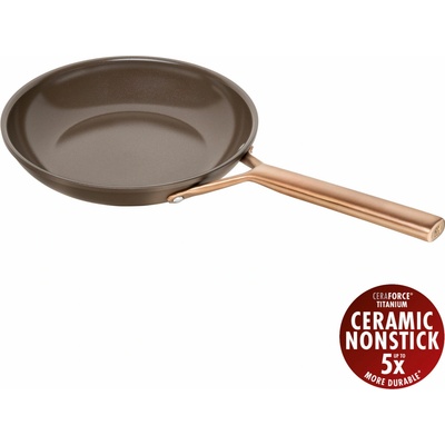 Pánev 24 cm ZWILLING Milano indukční nepřilnavá, hnědá – prémiové nádobí Made in Italy, CERAFORCE Titanium bez PFAS, do trouby 230 °C 1035079