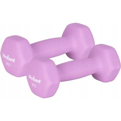 Rebel Pevné litinové činky 2 x 2 kg