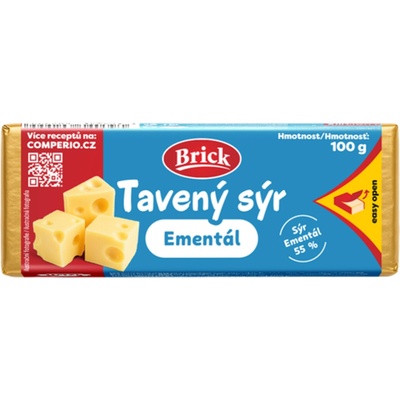Brick Tavený sýr Smetanový 100g