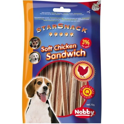 Nobby StarSnack Soft Chicken Sandwich kuracie+ryba 375 g