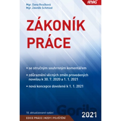 Zákoník práce 2021 sešitové vydání