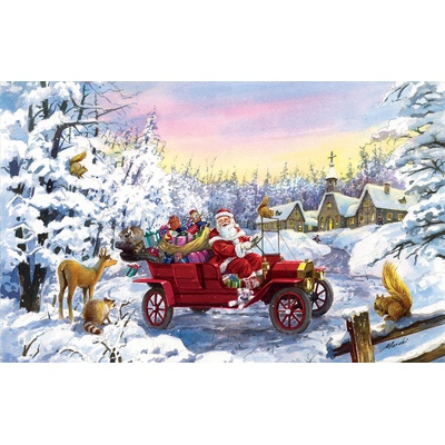 SunsOut - Puzzle Thoroughly Modern Santa - 550 piese