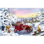 SunsOut - Puzzle Thoroughly Modern Santa - 550 piese