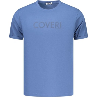 Coveri moving Мъжка тениска с къс ръкав coveri moving, Размер m, Цвят Синьо (tj5015_bljeans)