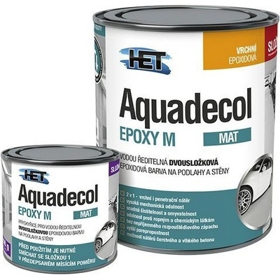 Het Aquadecol Epoxy M tužidlo zložka 2 0,75kg - vodou riediteľná dvojzložková epoxidová farba na steny a podlahy