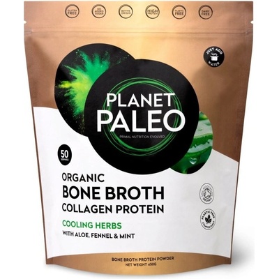 Planet Paleo Bio sušený hovězí vývar Citlivé zažívání 450 g