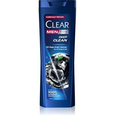 CLEAR Deep Clean почистващ шампоан за мъже 360ml