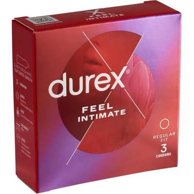 Durex Feel Intimate - тънки презервативи (3бр)
