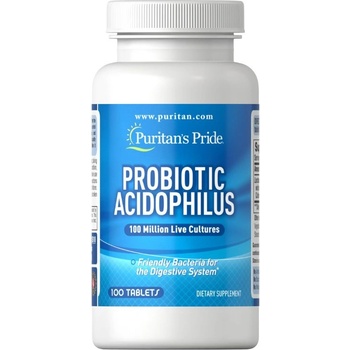 Image 1 of Puritan's Pride Probiotic Acidophilus, 100 Tablets