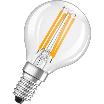 Osram LED žiarovka Base Classic P40, E14, 4 W, 470 lm, 2700 K, číra, 2 ks