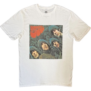 The Beatles Rubber Soul Album Cover White L Риза (BEATTEE455MW03)