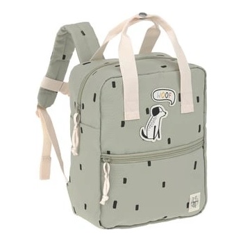 Lässig batoh Mini Square Happy Print light olive