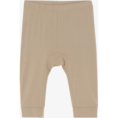 MINYMO Dětské legíny z bambusu hnědé Simply Taupe