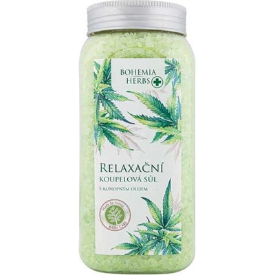 Bohemia Gifts & Cosmetics kupelová sol cannabis 900 g