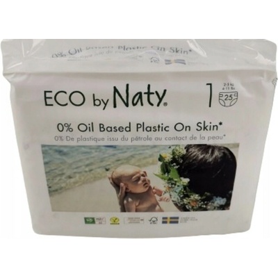Naty Nature Babycare 2x ECO BY NATY 1 2-5 kg 25 ks