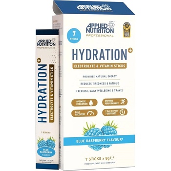 Image 1 of Applied Nutrition Hydration + Electrolyte and Vitamin Powder Stick Packs, 1x8 Grams