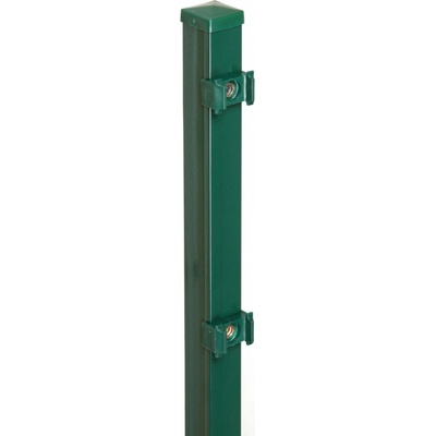 Floraworld Sloupek s upínacími deskami zelená 4 x 4 x 240 cm
