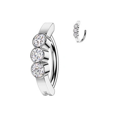 Šperky4U piercing do pupíku se zirkony WP0094