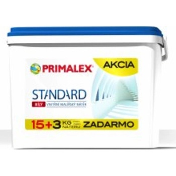 Primalex Štandard - Interiérová biela farba 15kg+3kg grátis