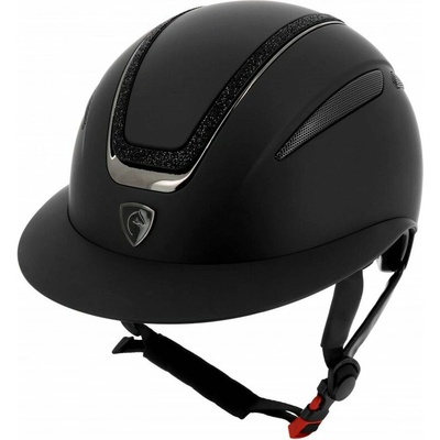 Equitheme Jezdecká helma Agris Wide visor černá