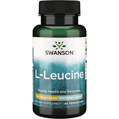 Swanson AjiPure L-Leucine 500 mg 60 kapslí
