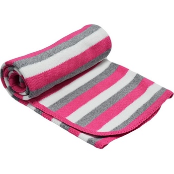 EKO Детско одеяло на райе розово (PLE-23-Fuchsia)