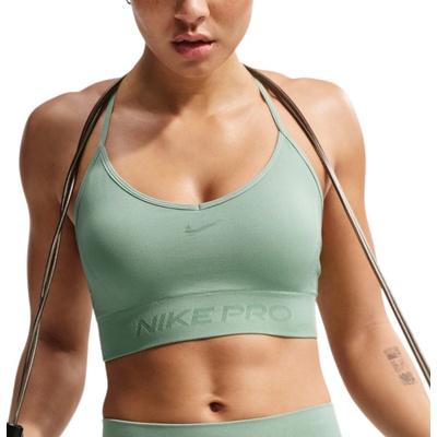 Nike Pro Seamless Light Support šedá