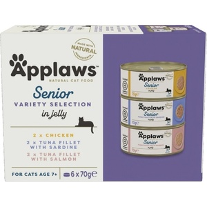 Applaws Мултипак за котки „Senior 6x70 г, консерва