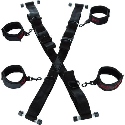 CalExotics Комплект за робство с кръст на вратата Scandal