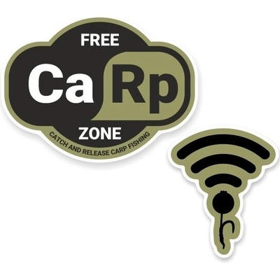 4ANGLERSDESIGN Samolepka 71 Free Carp Zone