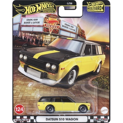Mattel Метална количка Hot Wheels Boulevard - Datsun 510 Wagon, 1: 64 (JBL21)