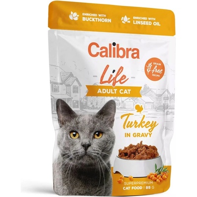 Calibra Life Adult turkey in gravy 85 g